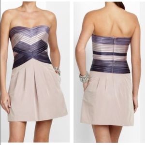 BCBGMAXAZRIA HANA MAUV ROSE  COCKTAIL DRESS SIZE 2